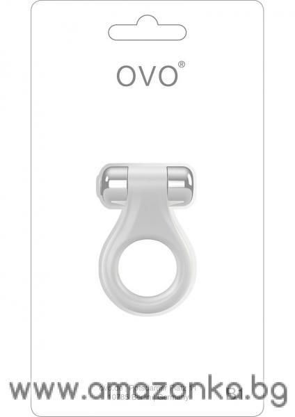 Вибриращ пръстен OVO-B1 white