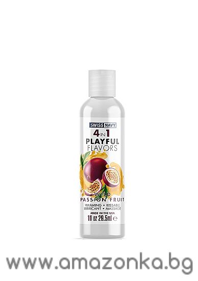 Playful 4 in 1 Lubricant with Wild PassionFruitFlavor-30ml 