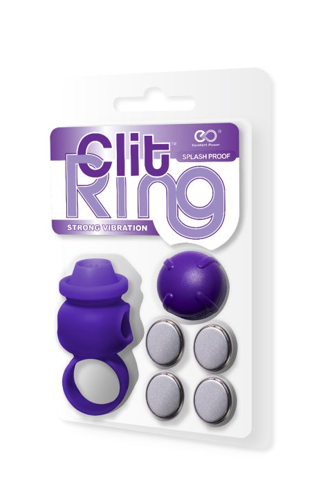 Клитор стимулатор с пръстен–CLIT RING PURPLE