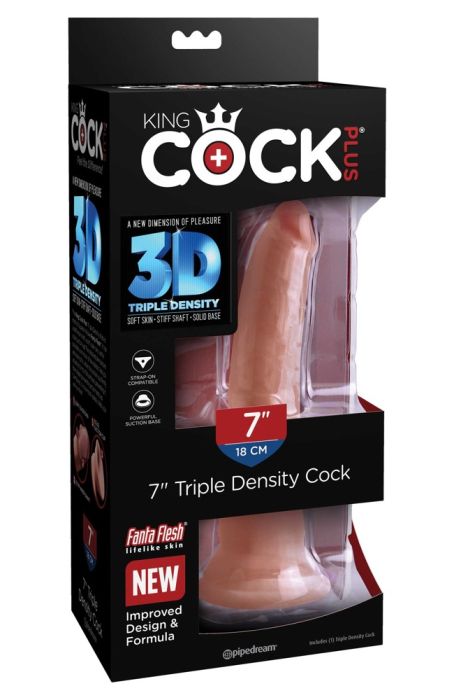 7" Triple Density Cock-skin-coloured dark