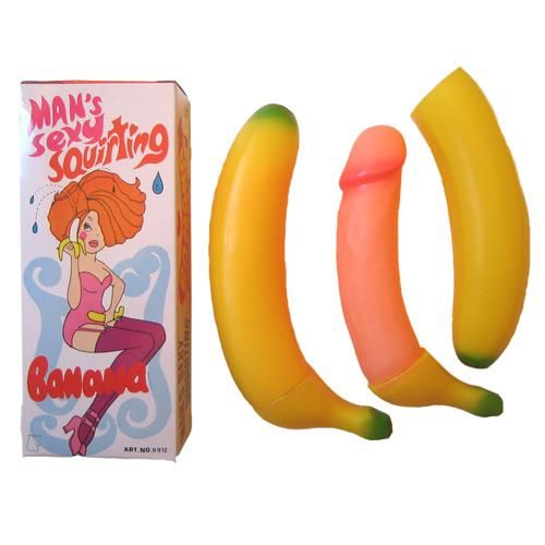 Пръскащ банан - пенис