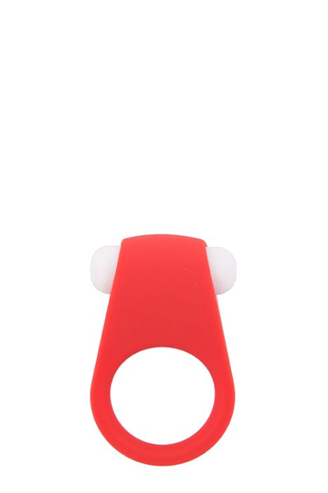 Вибриращ пръстен ''Lit-up silicone stimu-ring - 4 RED''