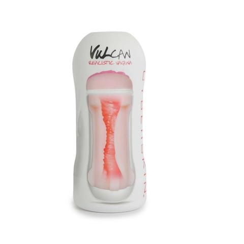 Вулкана на Реалистична вагина от КИБЕР кожа с телесен цвят и розови устни