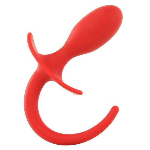 Гъвкав, анален разширител Butt Plug с опашка "SHOVE UP RED" 23 см.