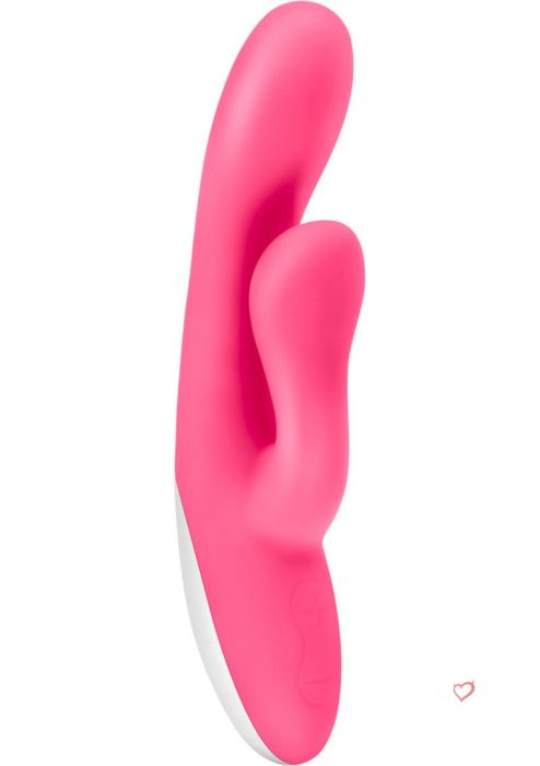 Мултифункционален вибратор за G-точка - "Pleasure Bunny Trix Pink" 17.78см