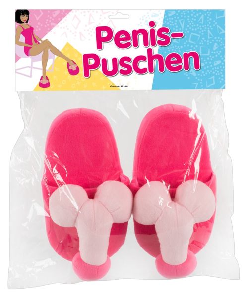Меки пантофки с пенисчетаPlush Slippers »Penis«