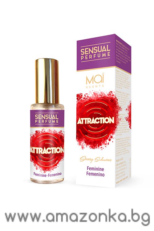 Феромонен парфюм за жени Attraction MAI PHERO PERFUME FEMININE 30ML