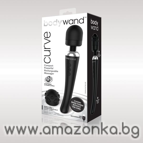 BODYWAND CURVE RECHARGEABLE BLACK