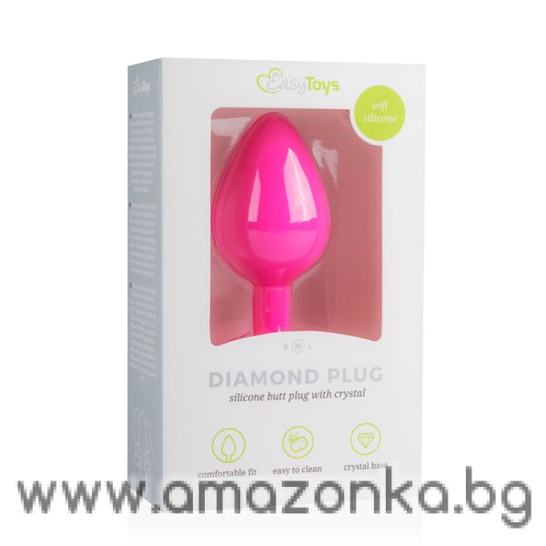 Diamond Plug Medium - Pink