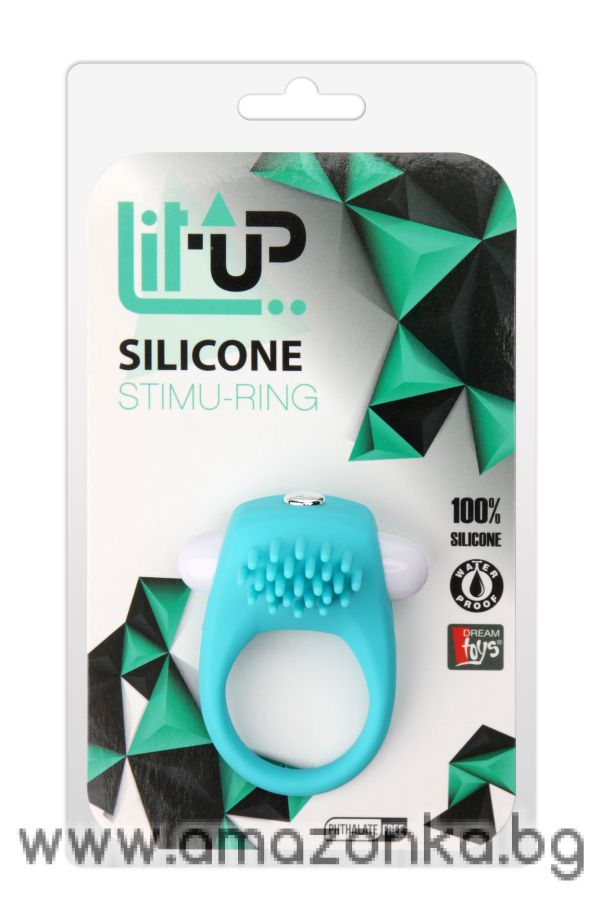 RINGS OF LOVE SILICONE STIMU RING BLUE