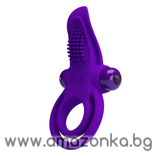 Vibrating Cock Ring Couples Vibrator with 10 Powerful Vibration
