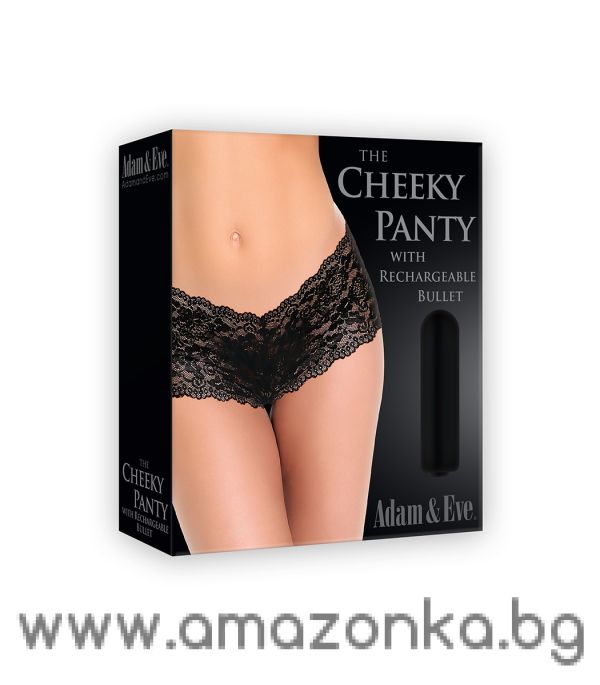 A&amp;E CHEEKY PANTY WITH BULLET BLACK