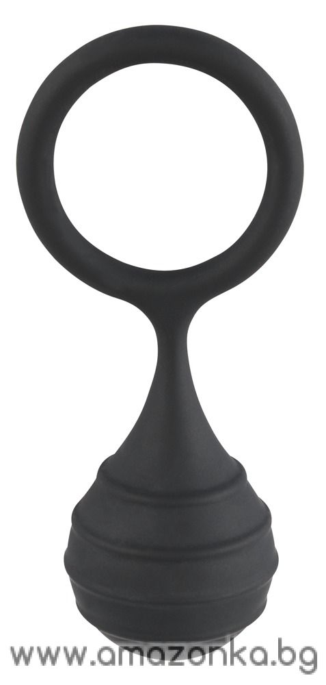 Black Velvets Cock Ring+Weight