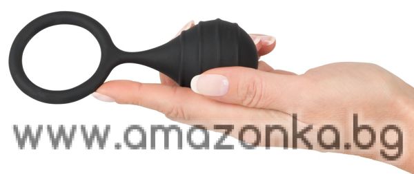 Black Velvets Cock Ring+Weight
