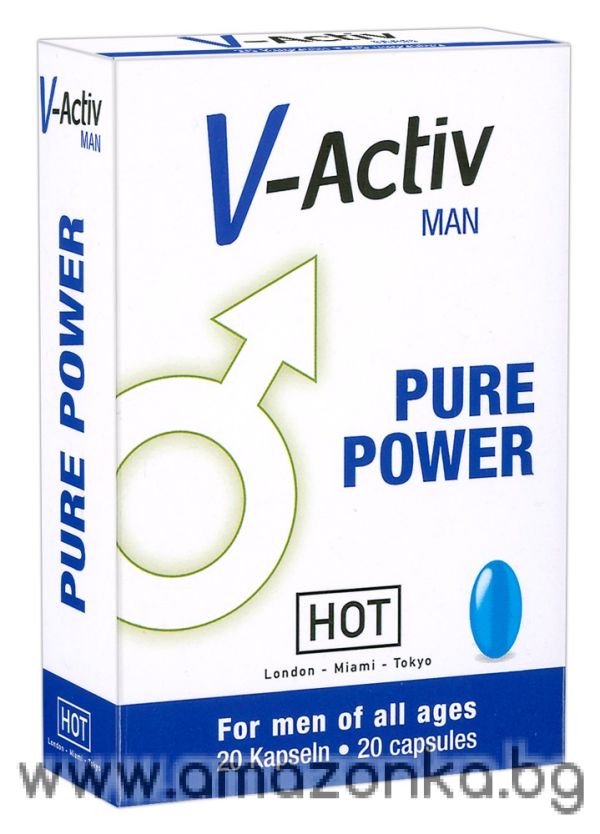 Секс стимулант "V-Activ for Men" 20 таблетки.