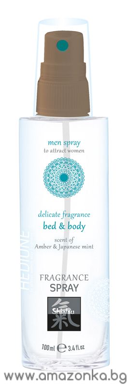 Феромонен аромат за легло и тяло за мъже-Амбър и японскa мента-Pheromone Bed & Body Fragrance For Men - Amber & Japanese Mint
