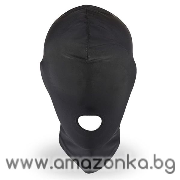 INTOYOU BDSM LINE Lilith Incognito Mask with Opening in the Mouth Black