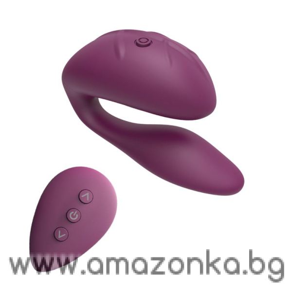 ENGILY ROSS Novak Vibe for Couples Remote Control USB Purple