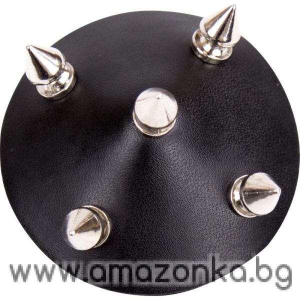 FETISH ADDICT Nipple Clamps with Spikes Black