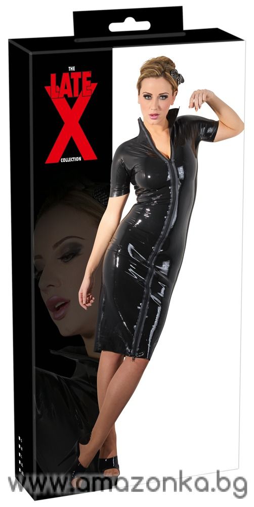 Late-x,made from natural rubber latex-Dress SIZE;M