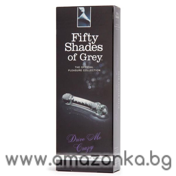 Стъклено дилдо-Fifty Shades of Grey Drive Me Crazy Glass Massage Wand