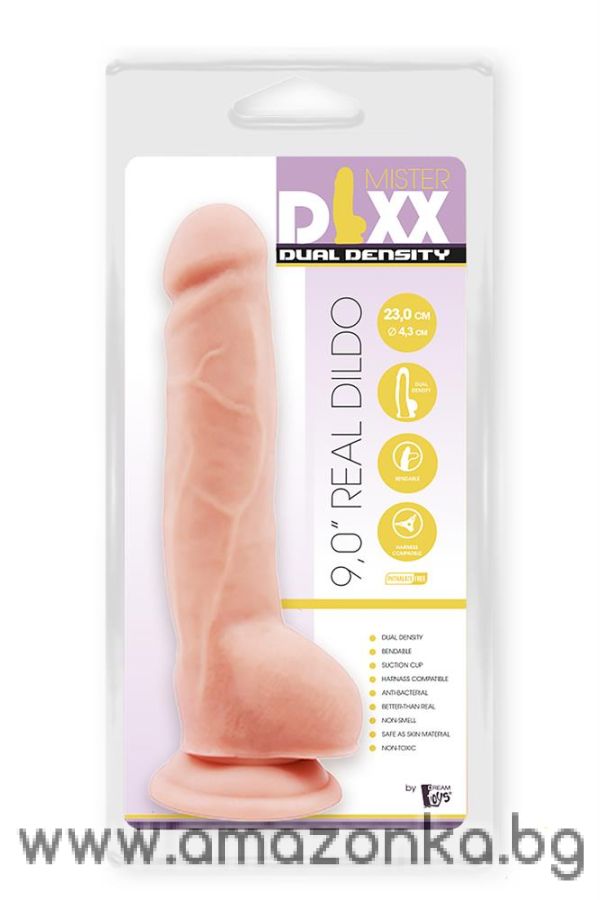 MR. DIXX 9INCH DUAL DENSITY DILDO