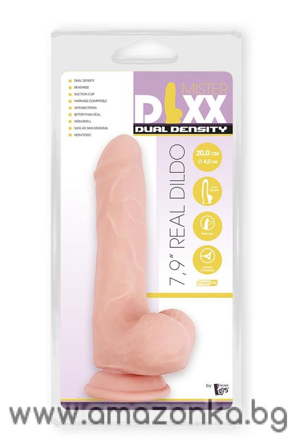 MR. DIXX 7.9 INCH DUAL DENSITY DILDO