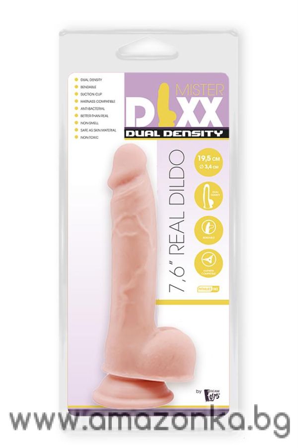 MR. DIXX 7.6INCH DUAL DENSITY DILDO