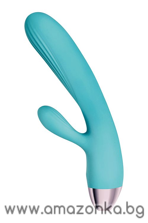 A&E EVES PULSATING DUAL MASSAGER BLUE
