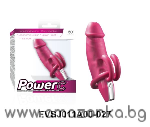 POWER C 3.5INCH RECHARGEABLE VIBRATOR