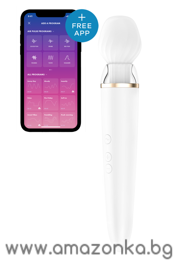 SATISFYER DOUBLE WAND-ER WHITE