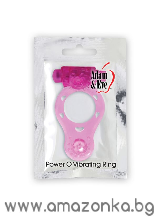 A&E POWER O VIBRATING COCK RING PINK