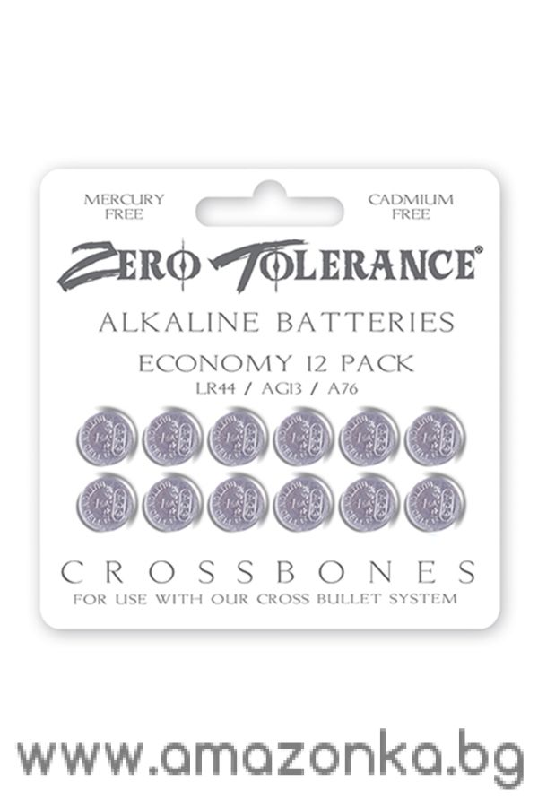 ZERO TOLERANCE ALKALINE BATTERIES - ECONOMY 12 PACK