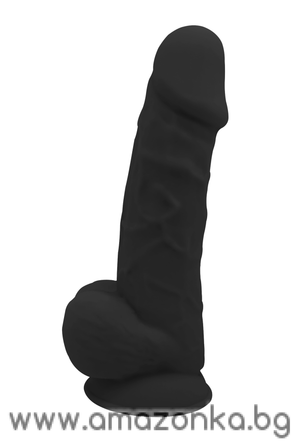 REAL LOVE DILDO 8.5INCH BLACK