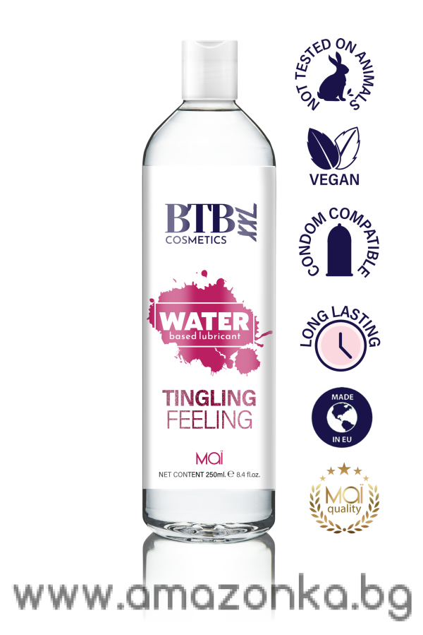 BTB WATER BASED TINGLING EFFECT LUBRICANT 250ML