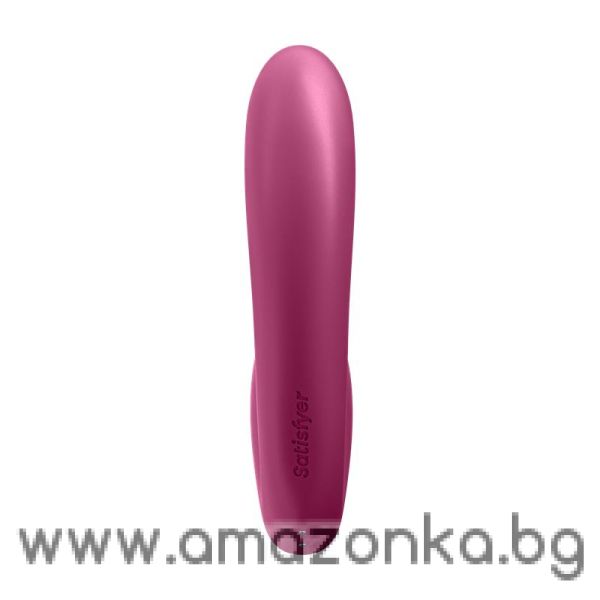 SATISFYER Sunray Berry Clitoris Sucker and Vibe 2 in 1 USB