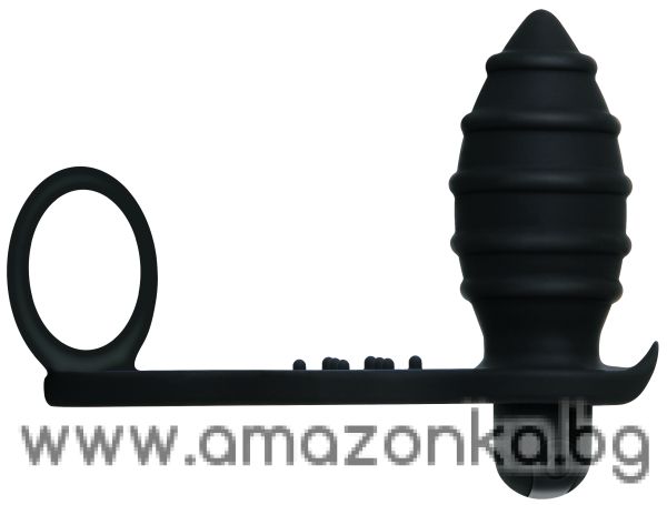 ZERO TOLERANCE RECHARGEABLE COCKRING & ANAL VIBE BLACK