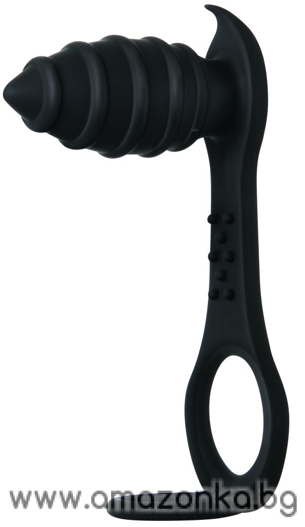 ZERO TOLERANCE RECHARGEABLE COCKRING & ANAL VIBE BLACK