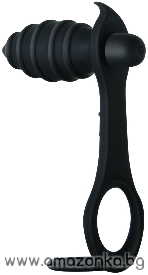 ZERO TOLERANCE RECHARGEABLE COCKRING & ANAL VIBE BLACK