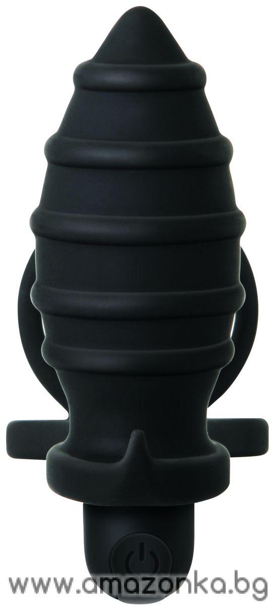 ZERO TOLERANCE RECHARGEABLE COCKRING & ANAL VIBE BLACK