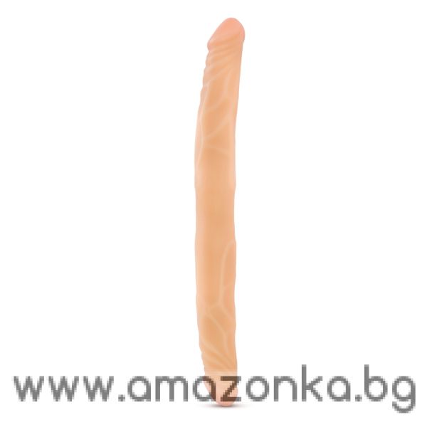 B YOURS 14INCH DOUBLE DILDO BEIGE