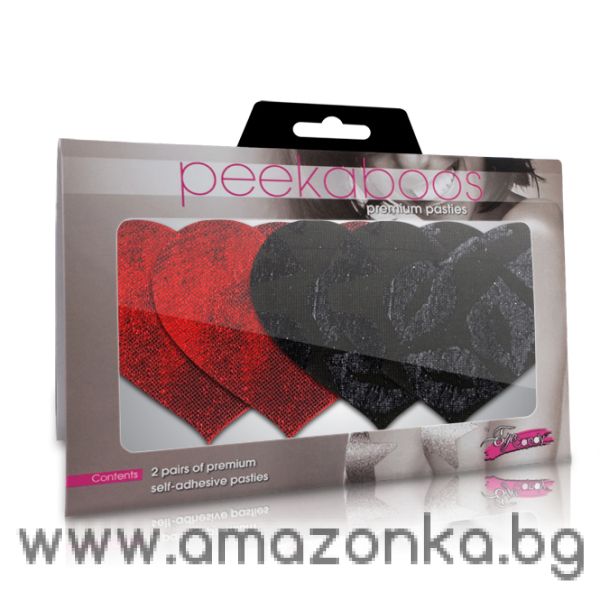 PEEKABOO PASTIES STOLEN KISSES HEARTS