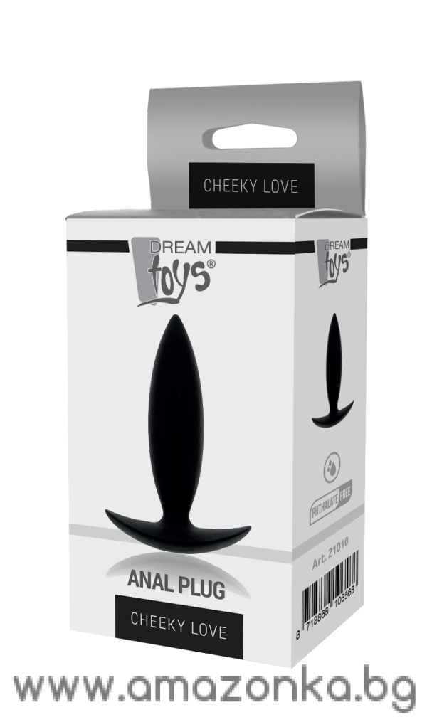 CHEEKY LOVE ANAL PLUG XTRA SMALL BLACK