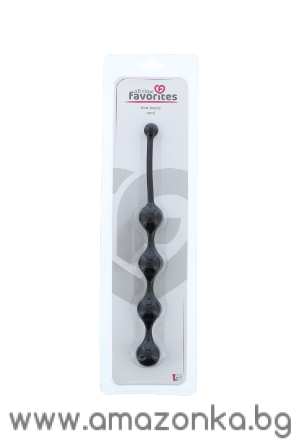 ALL TIME FAVORITES FOUR BEADS ANAL BLACK