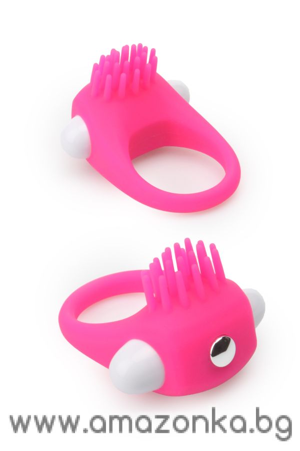 RINGS OF LOVE SILICONE STIMU RING PINK