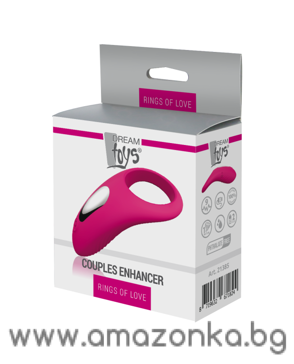 RINGS OF LOVE COUPLES ENHANCER MAGENTA