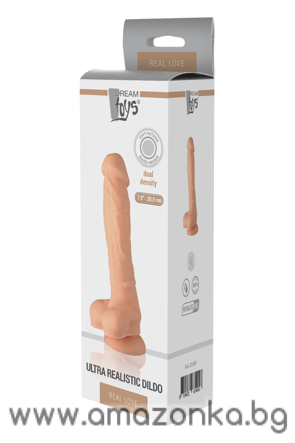 DREAM TOYS DUAL DENSITY SILICONE DILDO