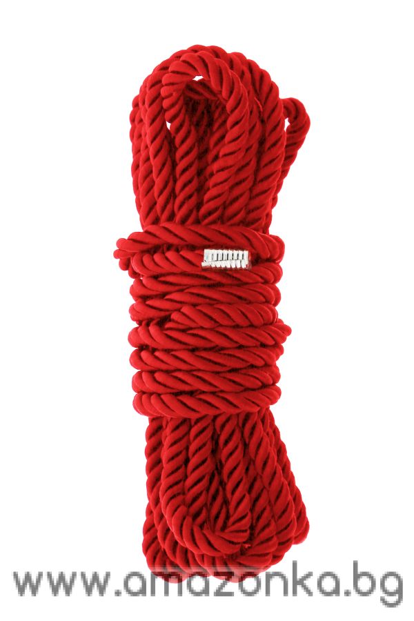 BLAZE DELUXE BONDAGE ROPE 5M RED