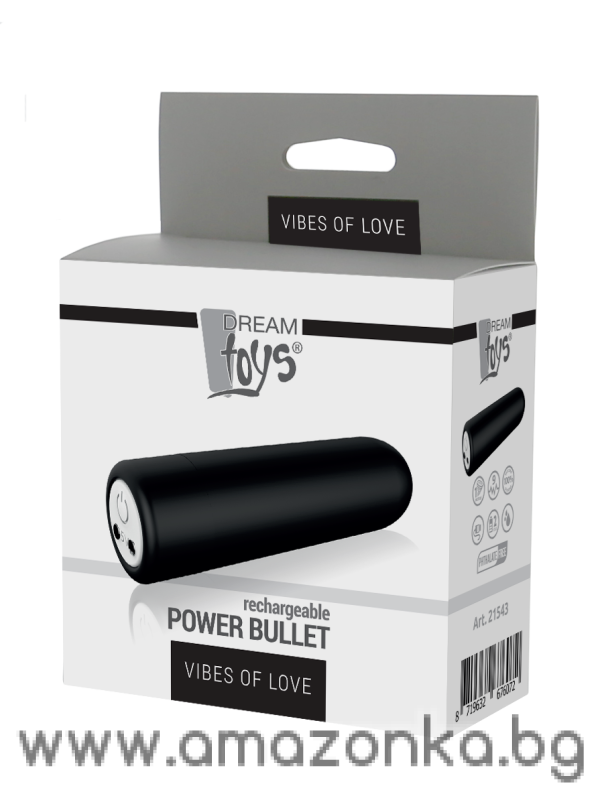 VIBES OF LOVE POWER BULLET BLACK