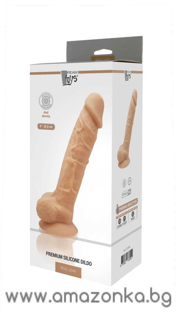 REAL LOVE DILDO 9INCH FLESH
